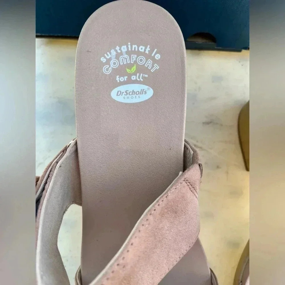 DR. SCHOLL'S BAYSIDE WOMENS OPEN TOE CUSHIONED FOOTBED PLATFORM SANDALS - Picture 3 of 5